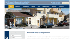 Desktop Screenshot of plazaeastapts.com